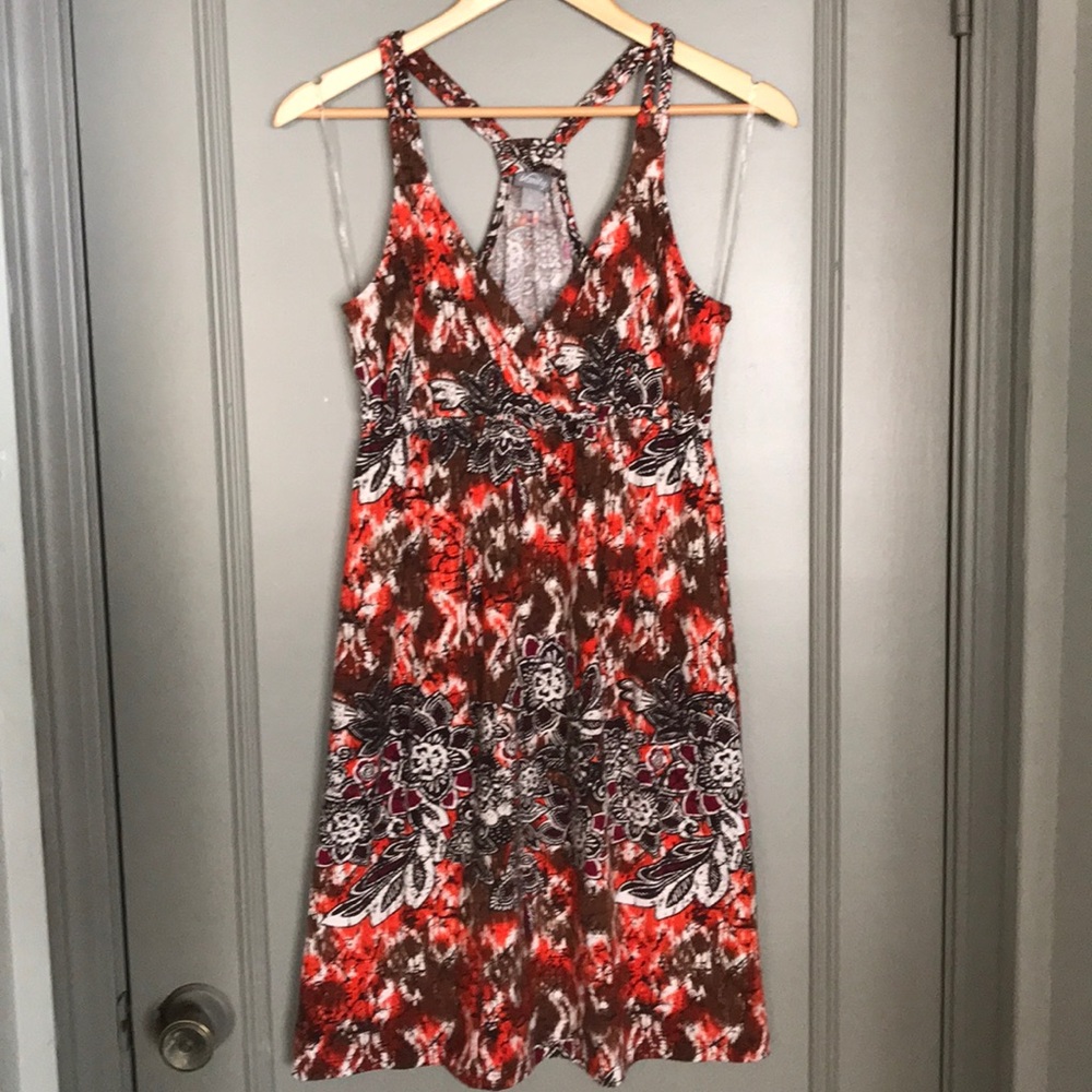 Vanity - Floral Cotton Razorback Dress